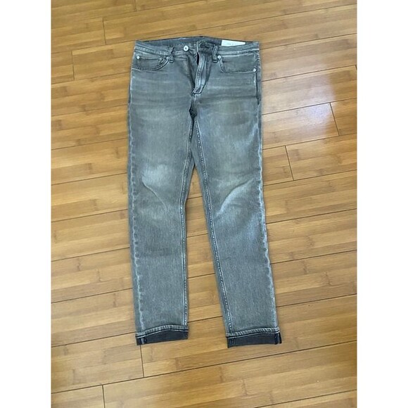 Mens Rag & Bone Fit 2 Slim Fit Jeans 30x32 - Greyson Grey - Picture 3 of 8